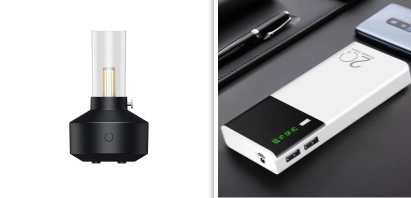 Aroma diffuser med retro glødelys og automatisk avstenging