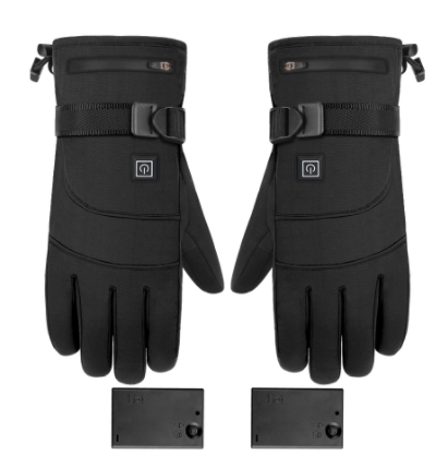 Oppvarmede touch-hansker for motorsykkel med karbonfibervarme