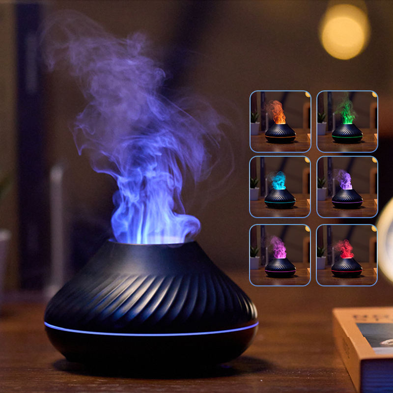 Vulkan aroma diffuser RGB 130 ml med smart avstenging, USB-C