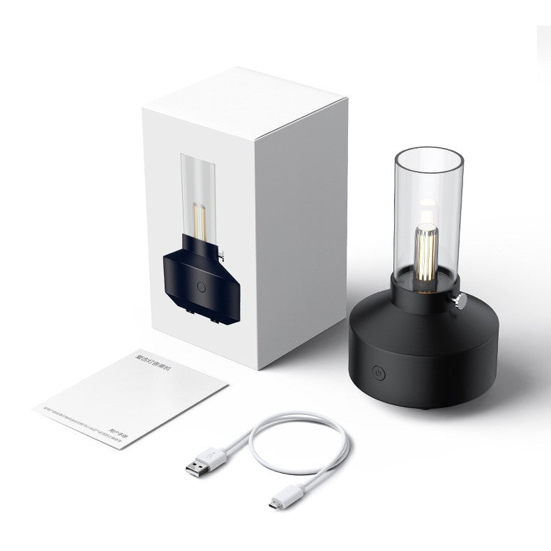 Aroma diffuser med retro glødelys og automatisk avstenging
