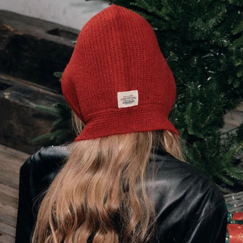 Balaklava i ullblanding med retro-stil og ørevarmere