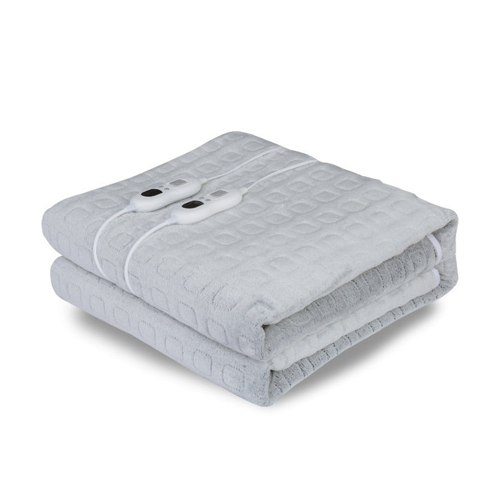 Elektrisk teppe i flanell, 152 × 127 cm med 100 W