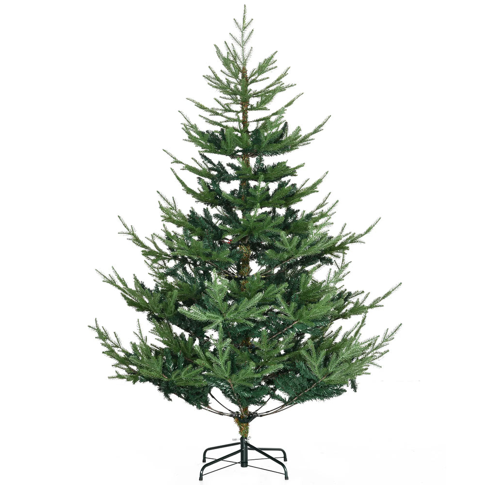 Naturtro kunstig furu-juletre i stue