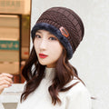 Balaklava i myk fleece-strikk med nakkebeskyttelse, unisex