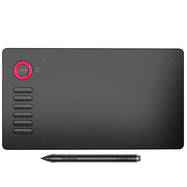 Tegnebrett med batterifri penn til PC