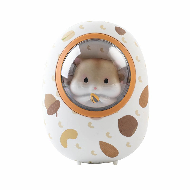 Håndvarmer og powerbank med hamster, 5000 mAh og fire nivåer
