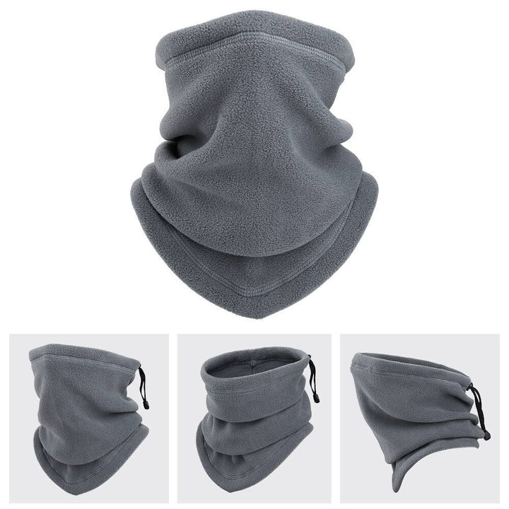 Nakkevarmer i fleece med halvmaske, vindtett, unisex