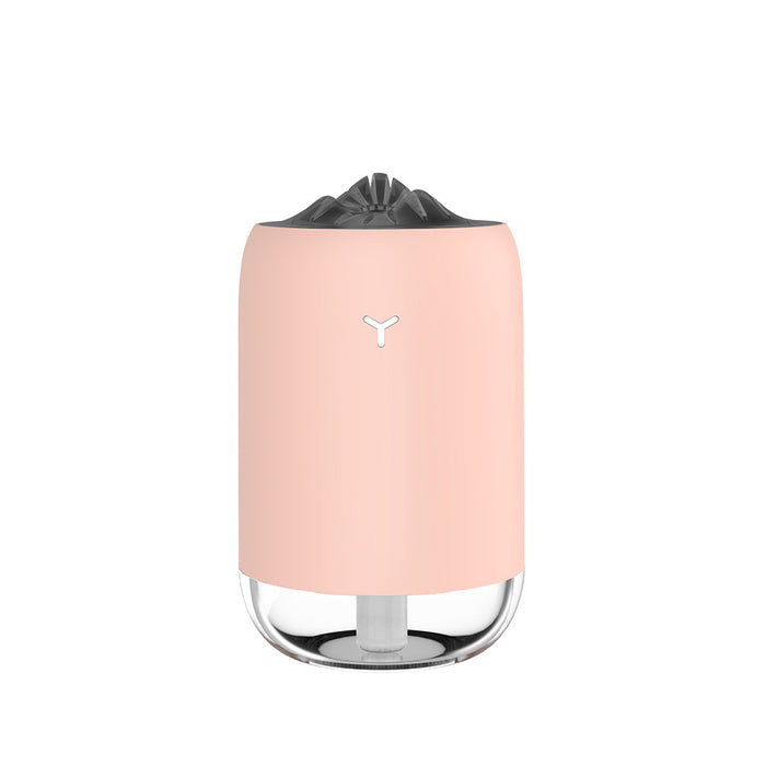Varmeriket Luftfukter med flammeeffekt – stille aroma diffuser med USB