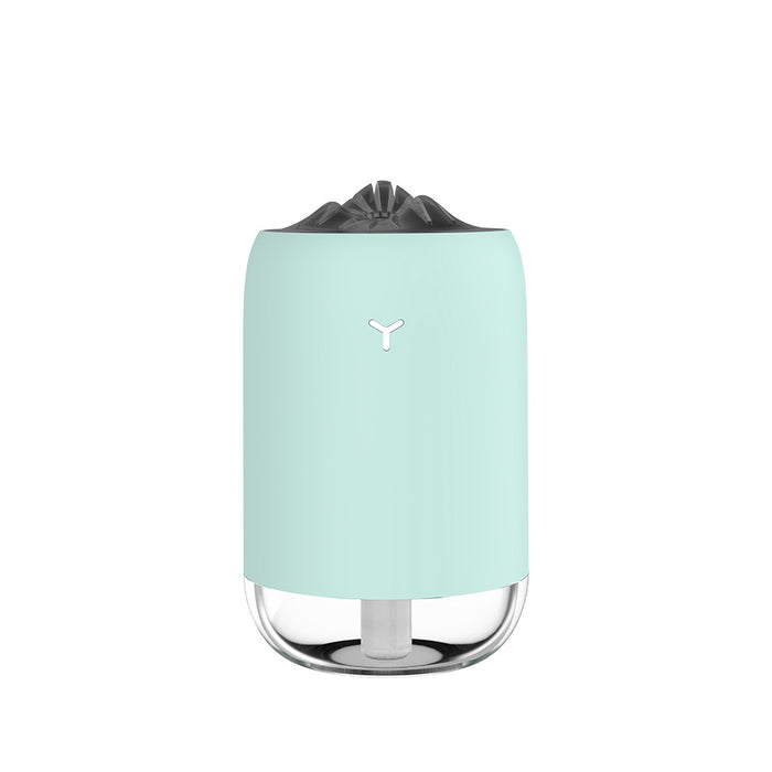Varmeriket Luftfukter med flammeeffekt – stille aroma diffuser med USB