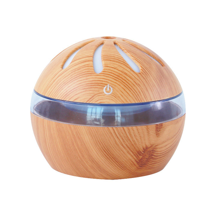 Aroma diffuser med vindmølledesign i tre, 1 liter og USB