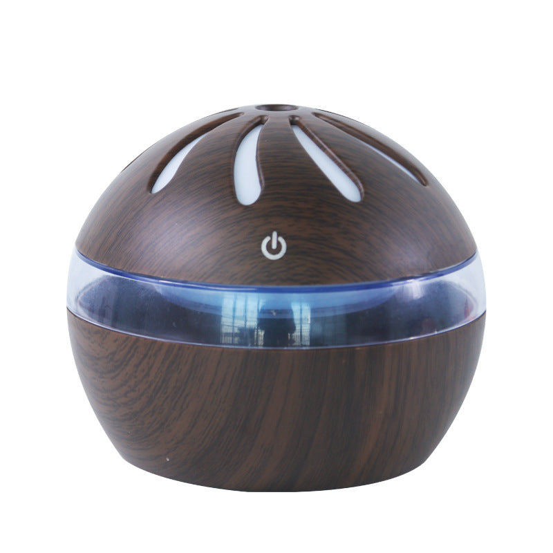 Aroma diffuser med vindmølledesign i tre, 1 liter og USB