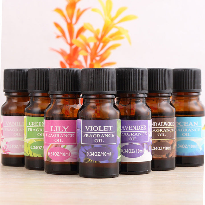 Aromaolje til diffuser, 10 ml vannløselig, mange dufter
