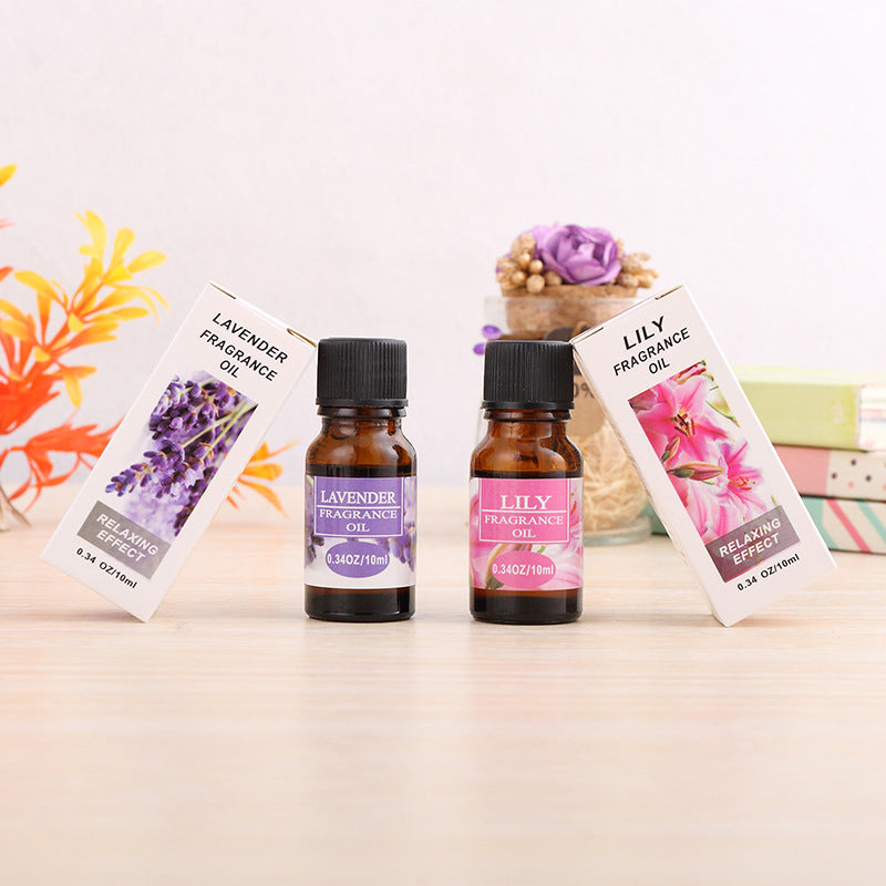 Aromaolje til diffuser, 10 ml vannløselig, mange dufter