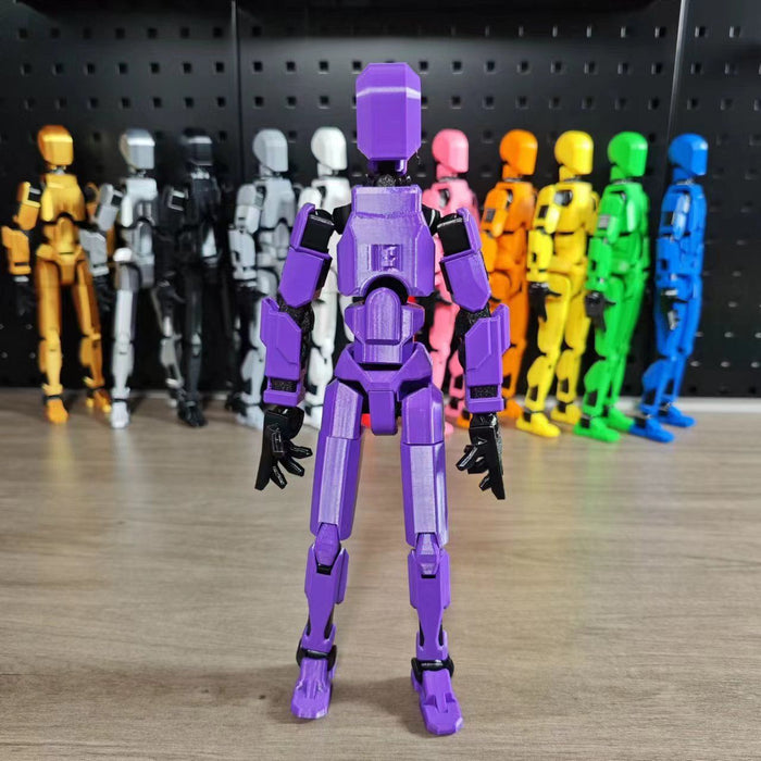 Varmeriket 3D-printet robotfigur med bevegelige ledd