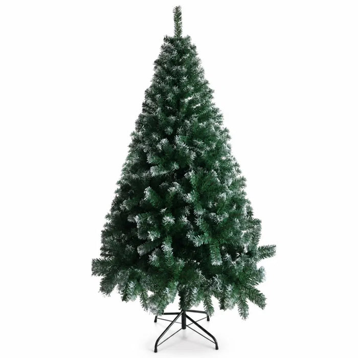 Varmeriket Juletre med frostede tupper uten spray, 183 cm