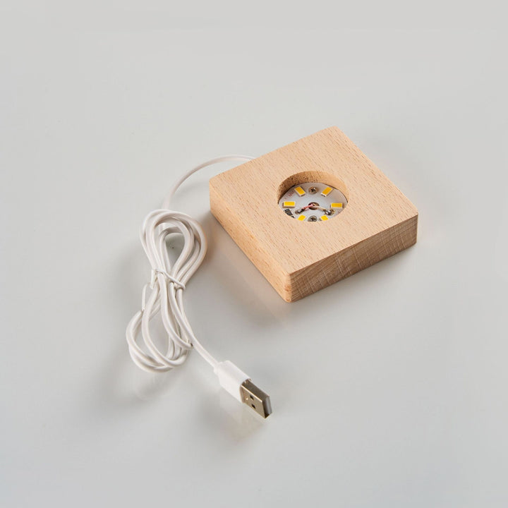 Krystallkule med 3D-motiv – 6 eller 8 cm, med eller uten lysfot
