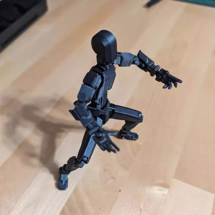 Varmeriket 3D-printet robotfigur med bevegelige ledd