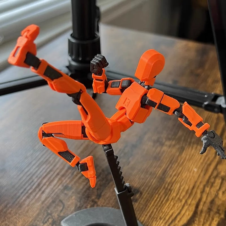 Bevegelig robotfigur i positur