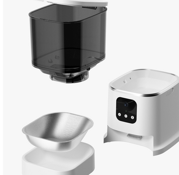 Automatisk fôrautomat med skål