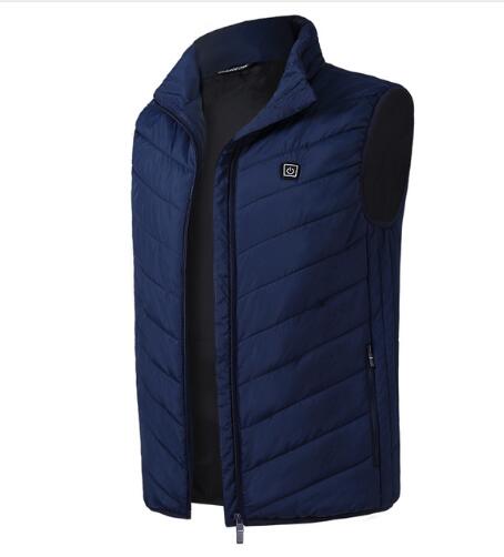 Oppvarmet vest for dame og herre med flere varmesoner