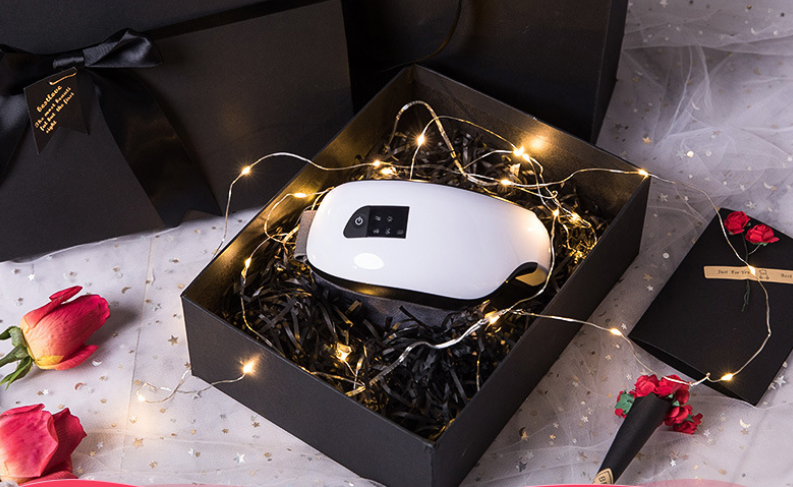Øyemassasje med varme, lufttrykk og Bluetooth-musikk
