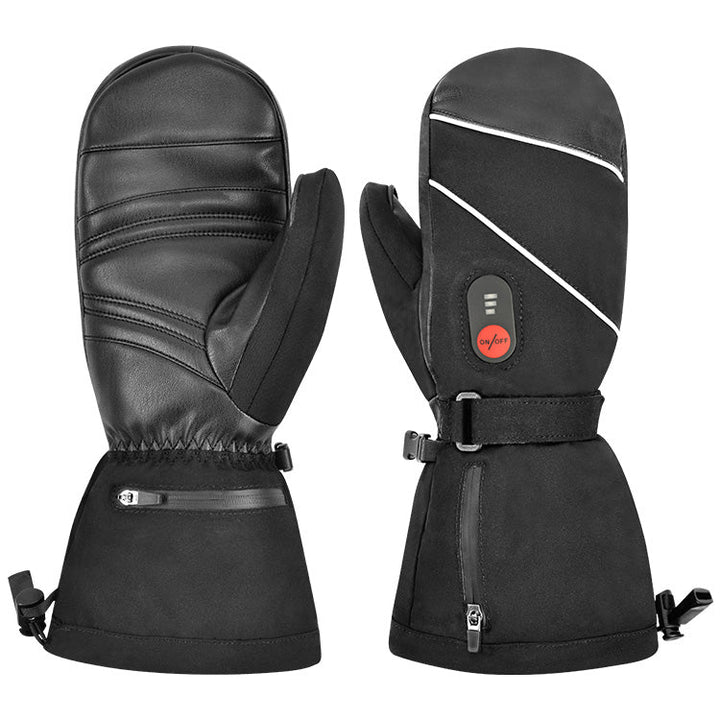 Varmeriket™ Oppvarmede skihansker med touchfingre