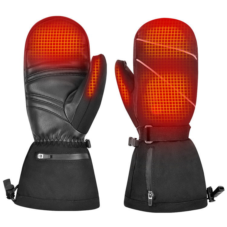 Varmeriket™ Oppvarmede skihansker med touchfingre