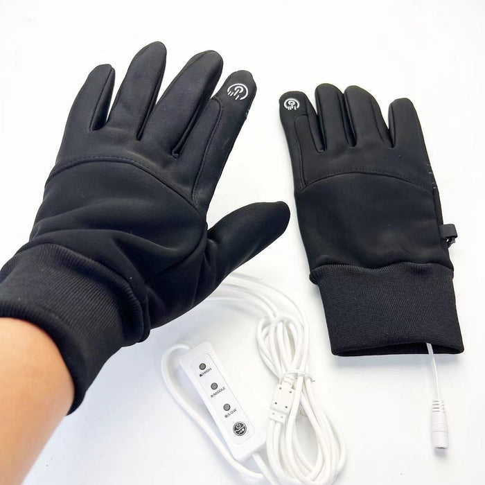 Varmeriket USB-varmehansker med touch og varme på begge sider