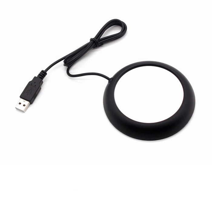 Varmeriket Slank USB-koppvarmer med kant i trelook