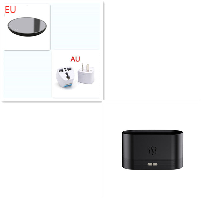Aromadiffuser med flammelys og automatisk avstenging, ultralyd