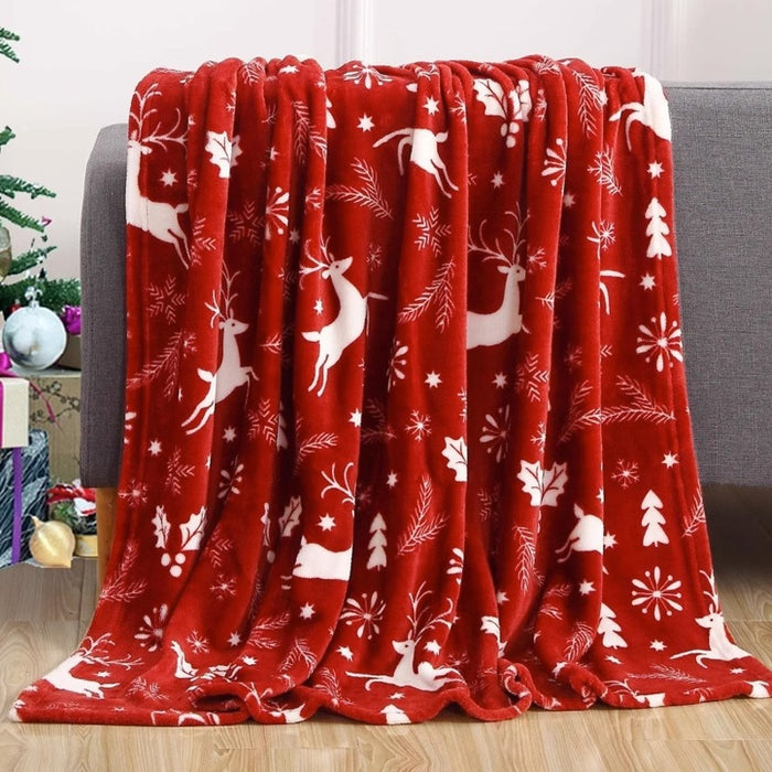 Varmeriket Dobbeltsidig julepledd i myk flanell