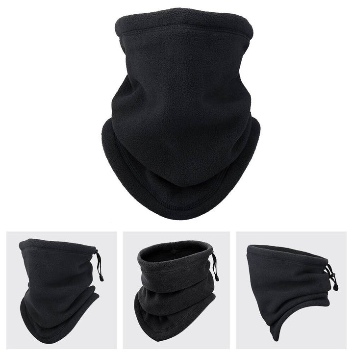 Nakkevarmer i fleece med halvmaske, vindtett, unisex