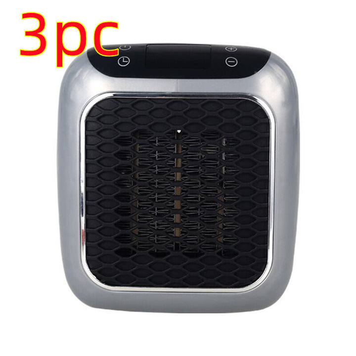 Vegghengt mini viftevarmer med digital termostat, 800 W