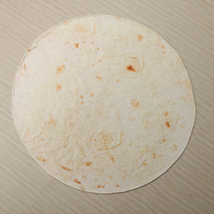 Varmeriket Tortillapledd i myk flanell, rundt eller firkantet