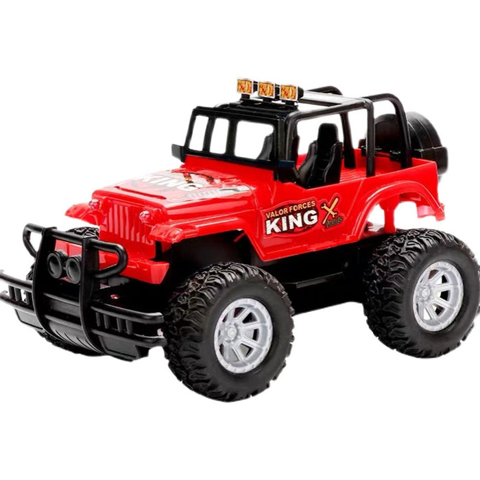 Varmeriket Radiostyrt jeep for barn med lys foran