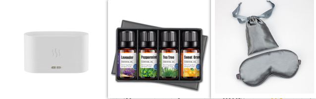 Aromadiffuser med flammelys og automatisk avstenging, ultralyd