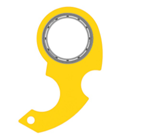 Fidget spinner som nøkkelring
