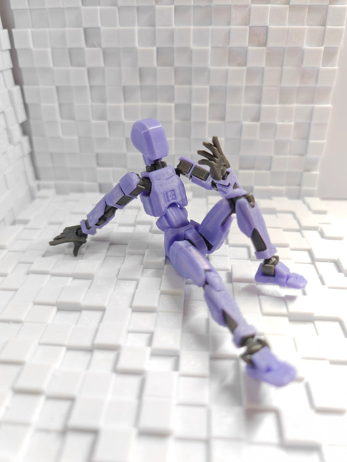 Varmeriket 3D-printet robotfigur med bevegelige ledd