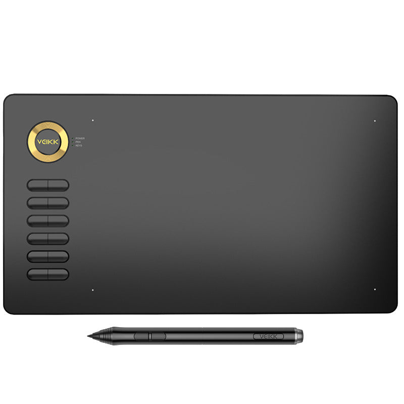Tegnebrett med batterifri penn til PC