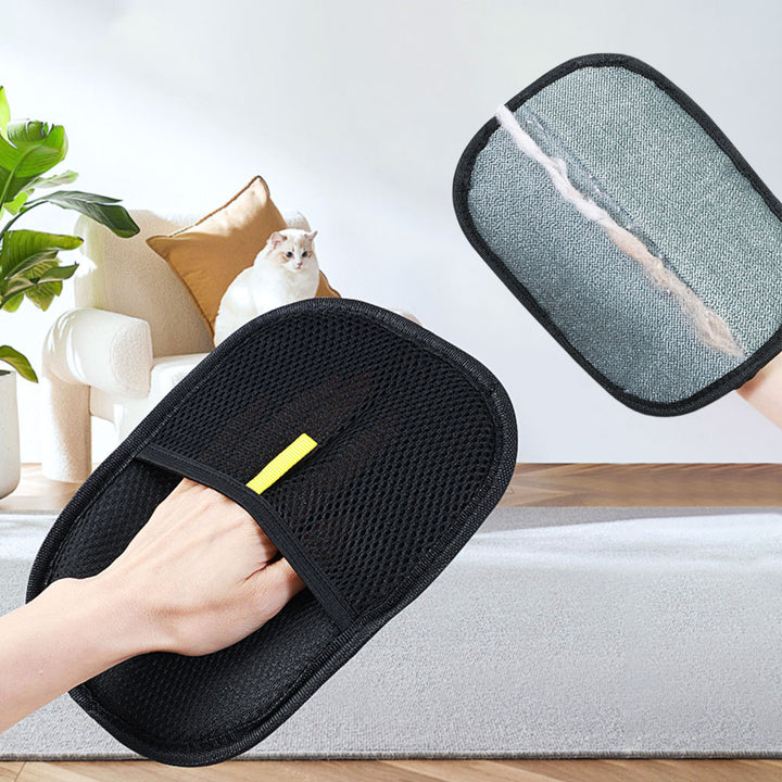 Børstehanske med silikonbuster