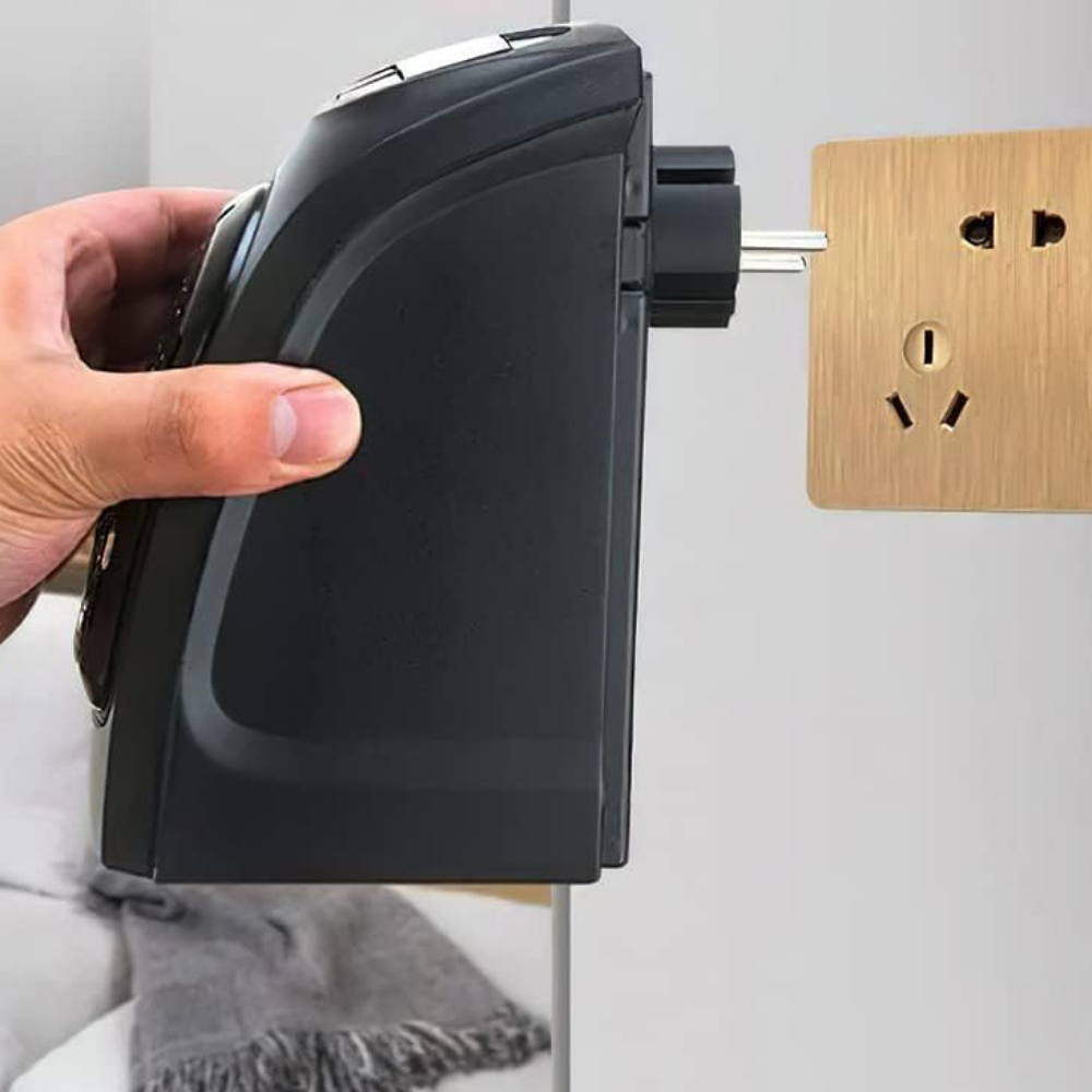 Varmeriket™ Veggovn med termostat og PTC-varme til stikkontakt