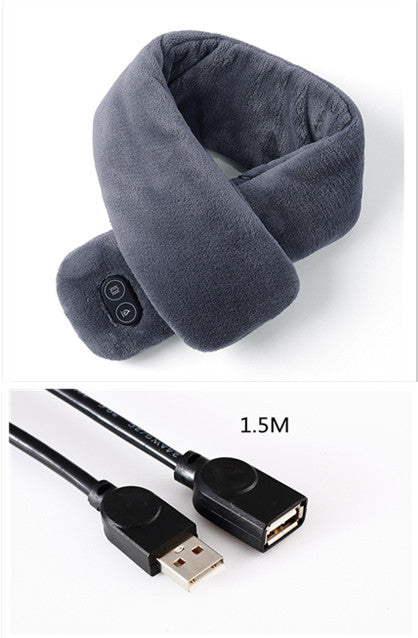 Oppvarmet nakkesjal med USB, massasje og tre varmenivåer