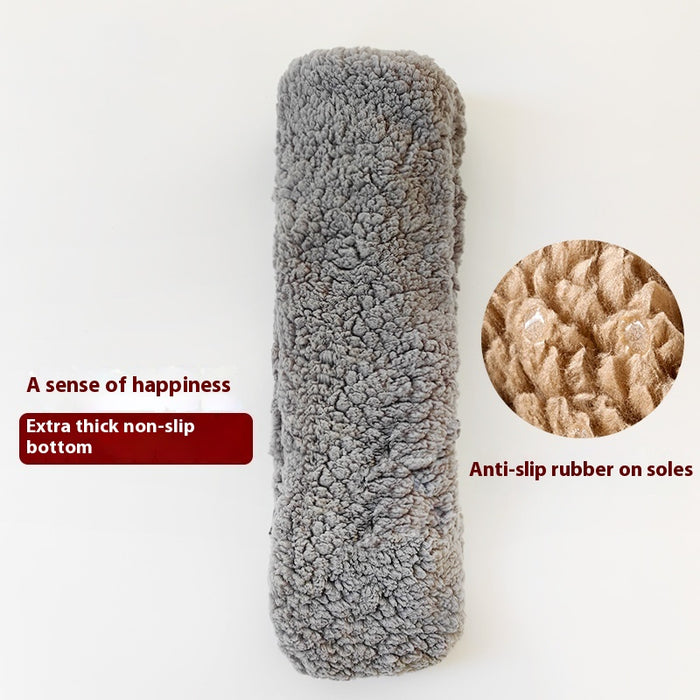 Varmeriket Myke hjemmesokker i korallfleece – sklisikre og ekstra varme
