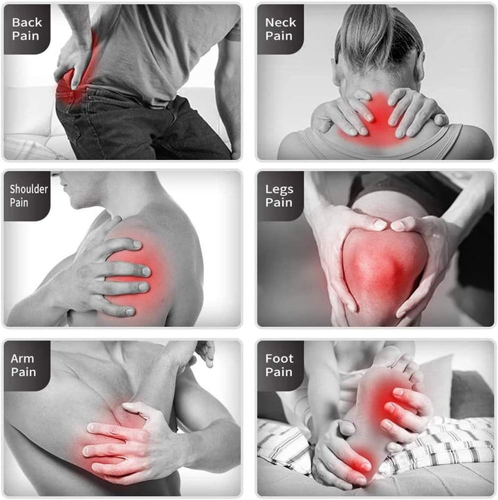 Shiatsu nakkemassasje med varme og elting for nakke og rygg