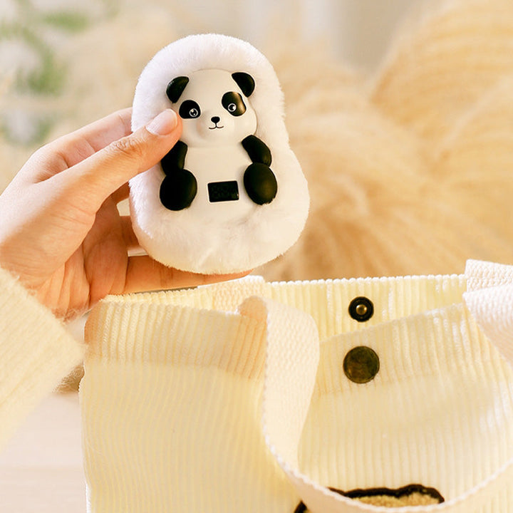 Varmeriket™ Oppladbar plysjhåndvarmer som isbjørn eller panda