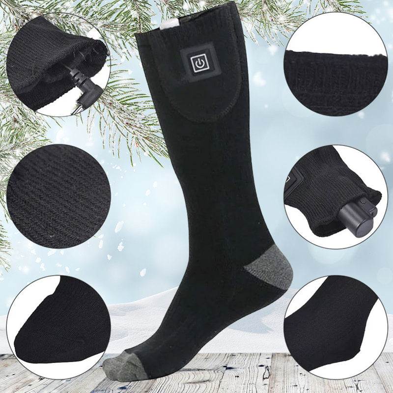 Varmeriket™ Oppladbare varmesokker med justerbar temperatur