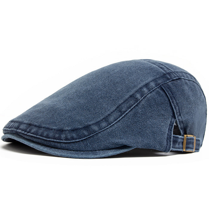 Varmeriket Sixpence i vasket denim med justerbar spenne