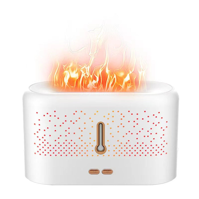 Varmeriket Aromadiffuser med flammeeffekt og eterisk olje – 200 ml, stille