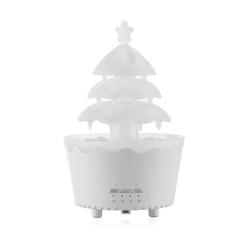 Liten stille aroma diffuser med fjernkontroll og pustende lys