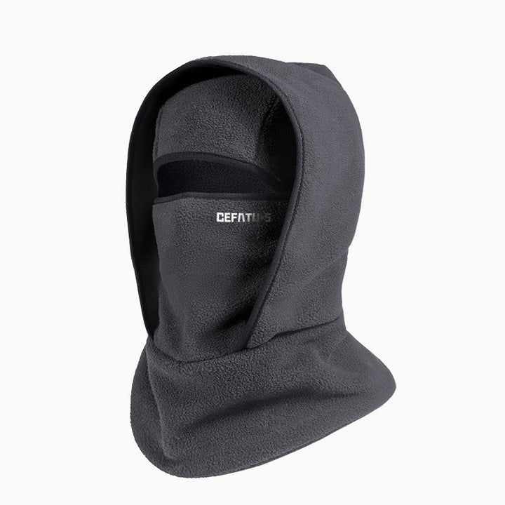 Balaklava i polarfleece med øyeåpning